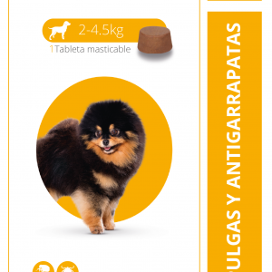 BRAVECTO 2-4,5KG 1 Tableta masticable  112.5 mg.